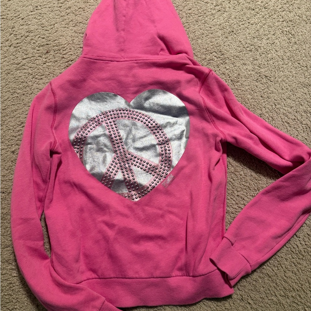 PINK Victoria's Secret Bright Pink Hoodie